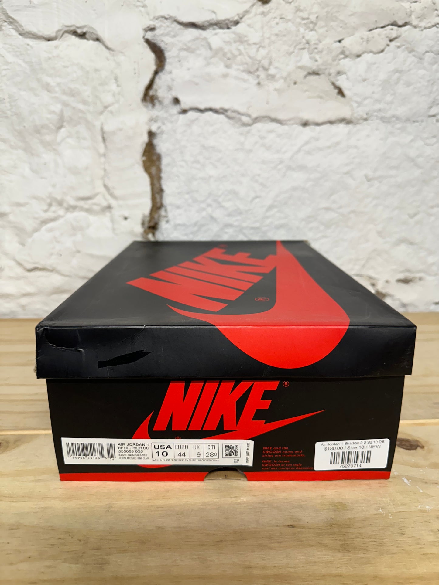 Air Jordan 1 Shadow 2.0 Sz 10 DS