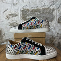 Christian Louboutin 3D Multicolor Logo Spike Sneaker Sz 10 (43)