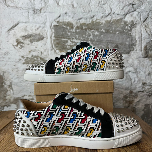 Christian Louboutin 3D Multicolor Logo Spike Sneaker Sz 10 (43)