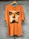 Travis Scott Texas Chainsaw Orange T-Shirt Sz XXL