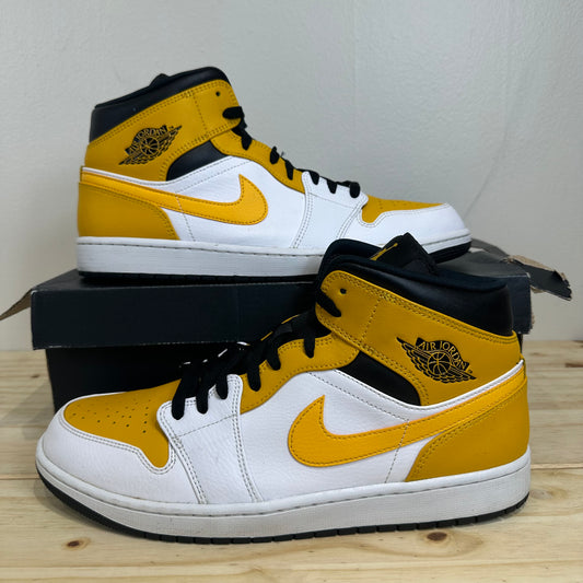 Air Jordan 1 Mid University Gold Sz 13