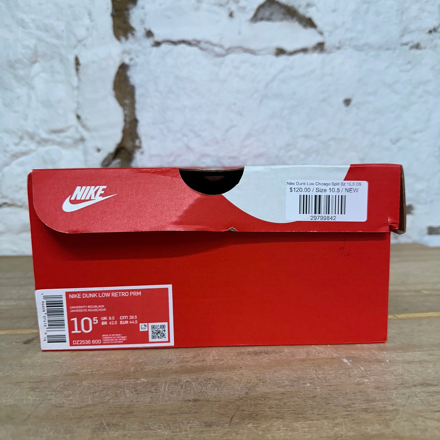Nike Dunk Low Chicago Split Sz 10.5 DS
