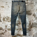 Amiri MX1 Plaid Dirty Blue Denim Jeans Sz 29