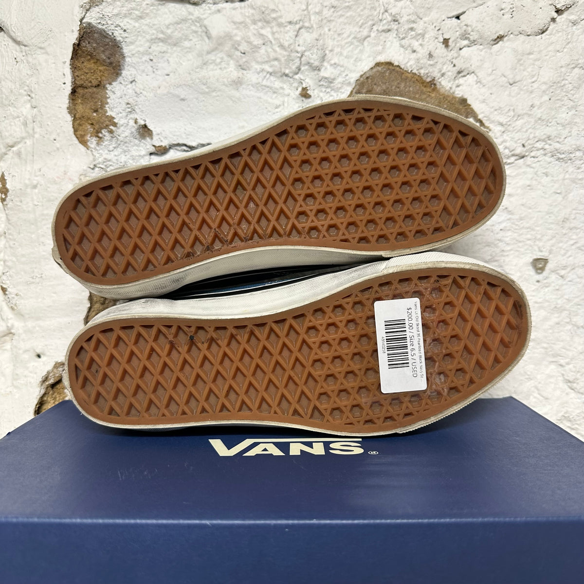 Vans LX Old Skool 36 Pearlized Black Navy Sz 6.5
