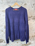 Supreme Purple Knit Sweater Sz XL