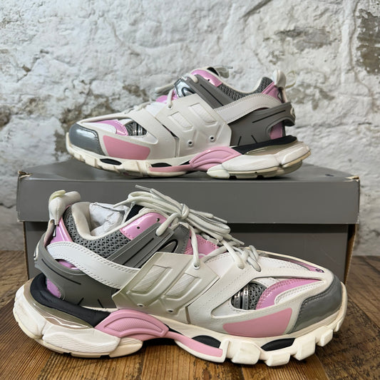 Balenciaga Track Runner White Pink Gray Sz 10 (43)
