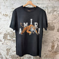 Amiri Tiger Spellout T-shirt Black Sz S
