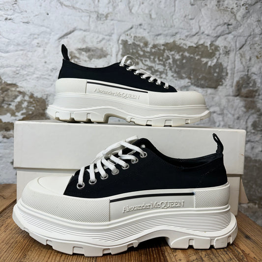 Alexander Mcqueen Black White Tread Boot Sz 10.5 (43.5)