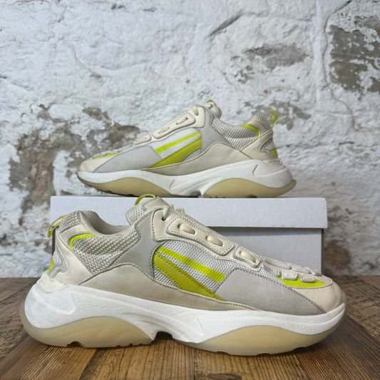 Amiri Cream White Yellow Bone Runner Sneaker Sz 10 (43)