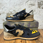 Valentino Yellow Black Camo Sneaker Sz 12 (45)