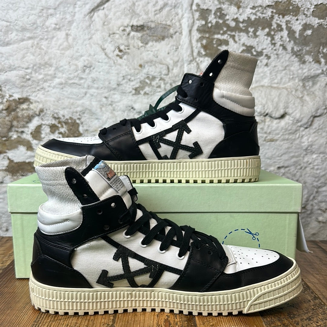 Off White Court High Black White Sz 11 (44)