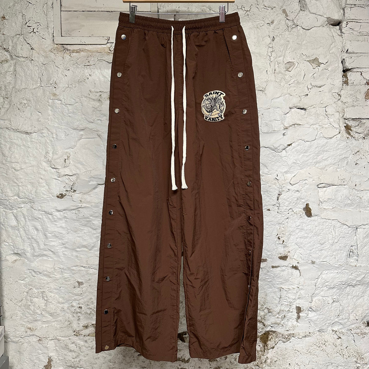Saint Vanity Brown Track Pants Sz M