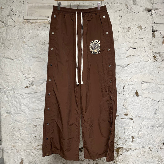 Saint Vanity Brown Track Pants Sz M