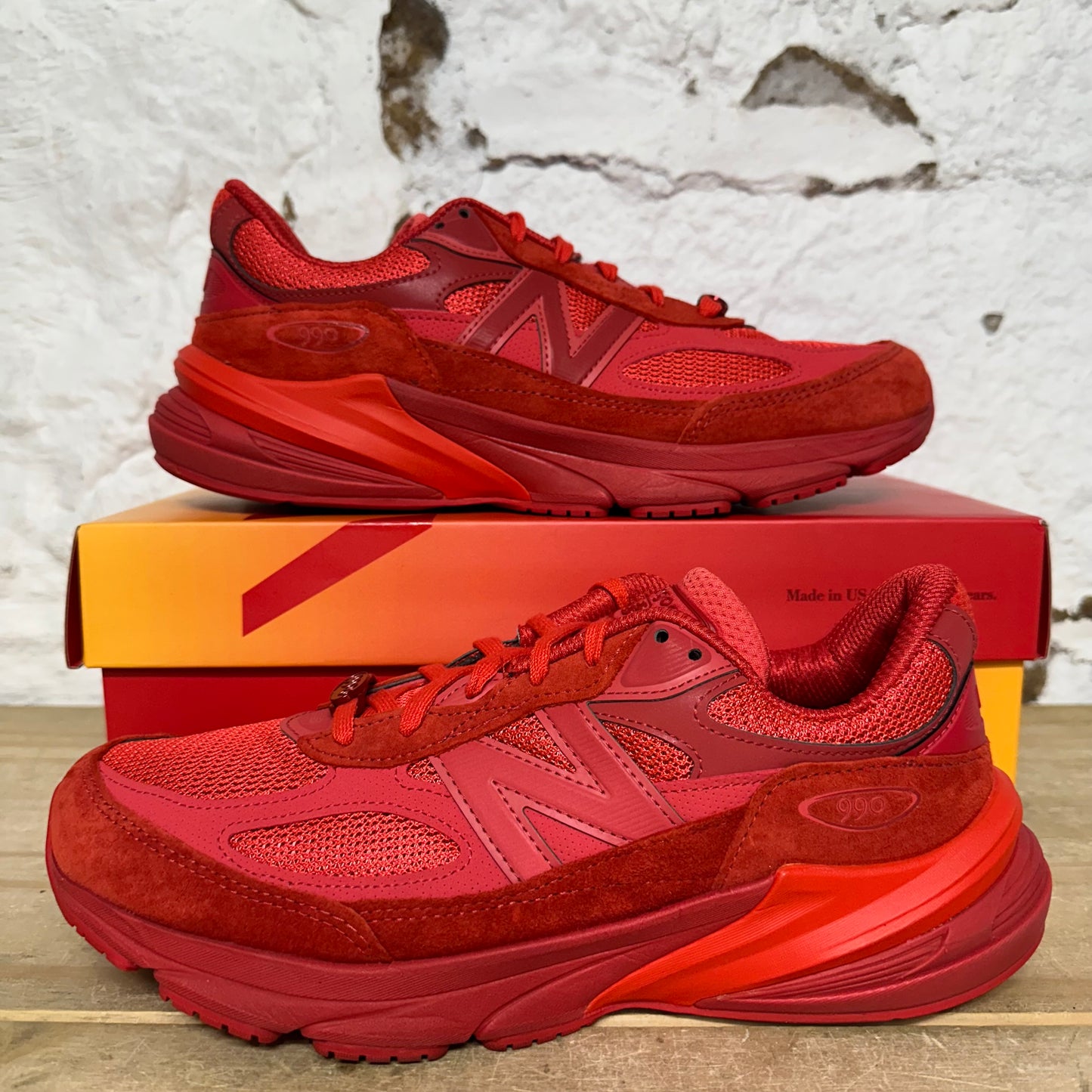 New Balnce 990v6 Joe Freshgoods Paris Red Sz 9