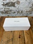 Prada White 3D Runway Sunglasses W/ Box