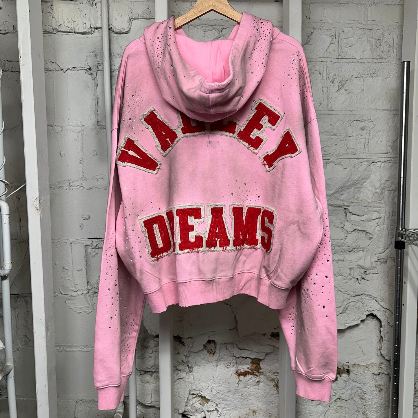 Vale Pink Portugal Zip Up Hoodie Sz XXL