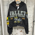 Vale Forever Army Black Zip Up Hoodie Sz L DS