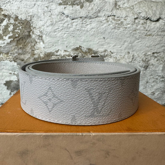 Louis Vuitton White Monogram Belt Sz (90/36) W/ Box
