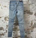 Amiri MX1 Dark Blue Paisley Blue Denim Jeans Sz 32