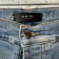 Amiri Blue Bones Blue Denim Jeans Sz 38