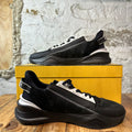 Fendi Flow Black White Slip On Sneaker Sz 9