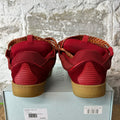 Lanvin Curb Poppy Red Sneaker Sz 9 (42)