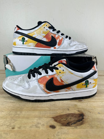 Nike SB Dunk Low Raygun Tie-Dye White Sz 11.5 DS