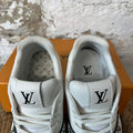 Louis Vuitton Black Monogram White Trainer Sneaker Sz 12 (10.5LV)