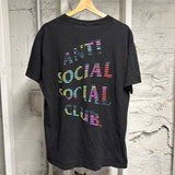 ASSC MultiColor Logo Black T-Shirt Sz L