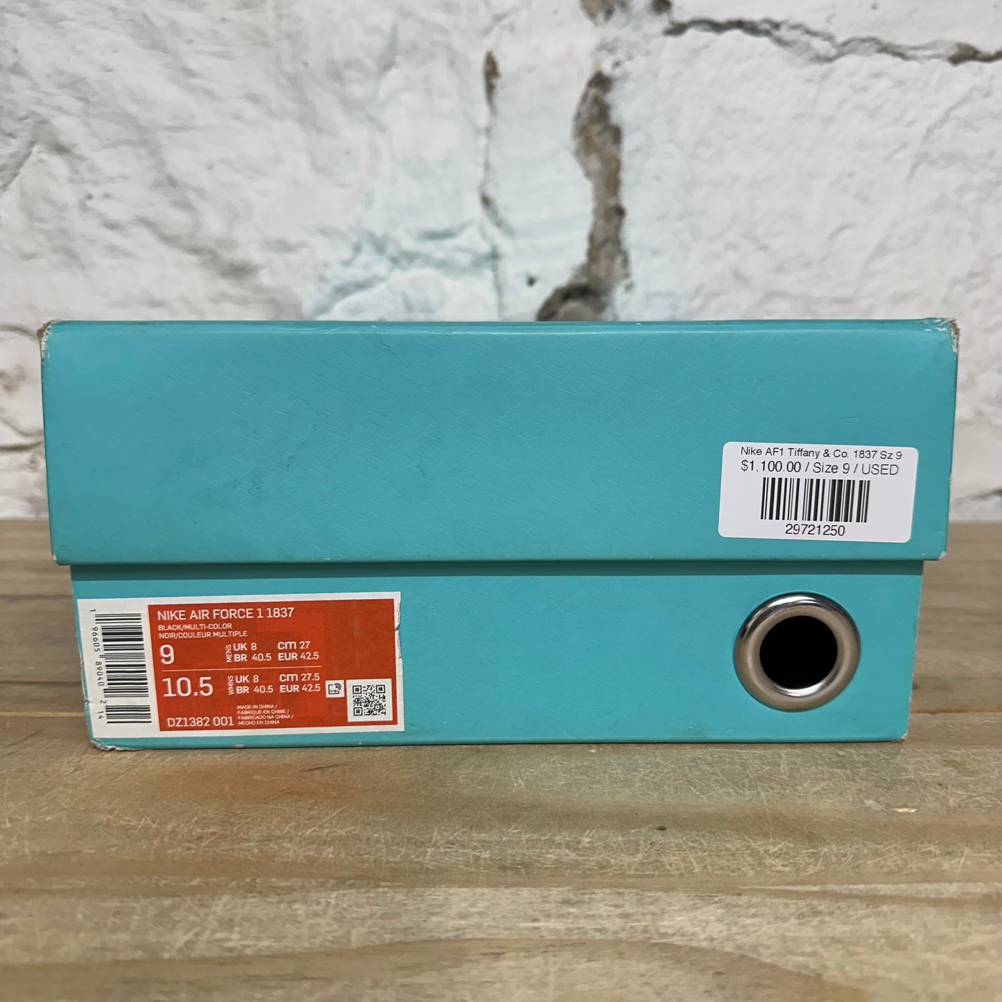 Nike Air Force 1 Low Tiffany & Co. 1837 Sz 9
