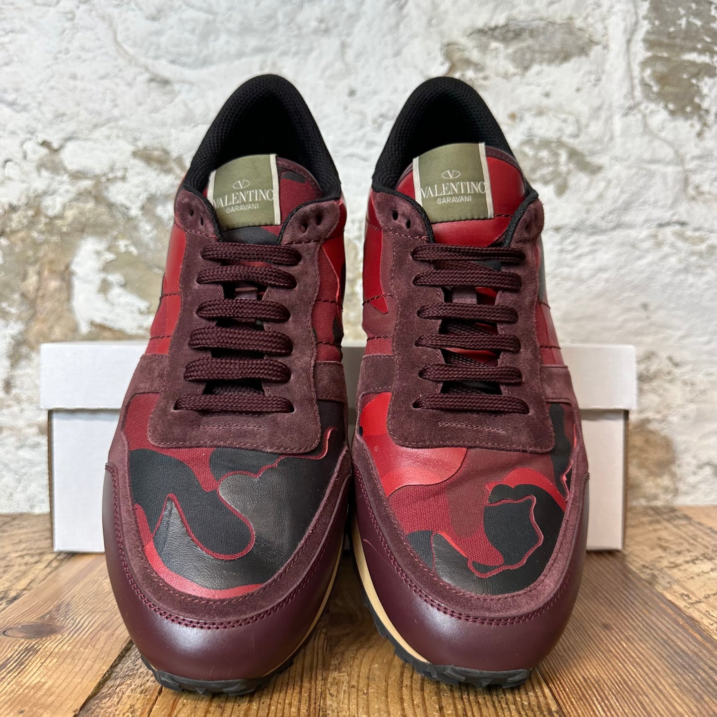 Valentino Red Camo Rock Runner Sneaker Sz 13 (46)