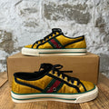 Gucci Tennis 1977 Yellow GG Nylon Sneaker Sz 4.5 (36)