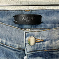 Amiri Multicolored Paisley Blue Denim Jeans Sz 32