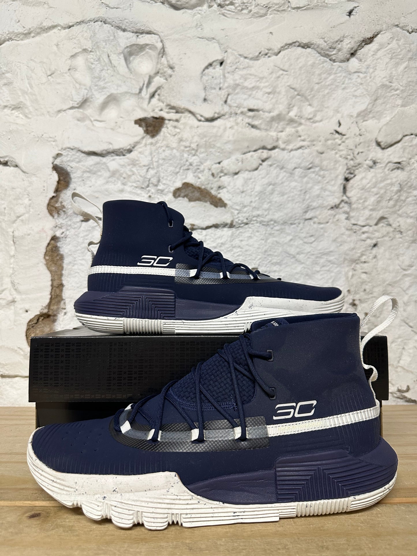 Under Armour Curry 3Zer0 2 Midnight Navy Sz 10.5 DS