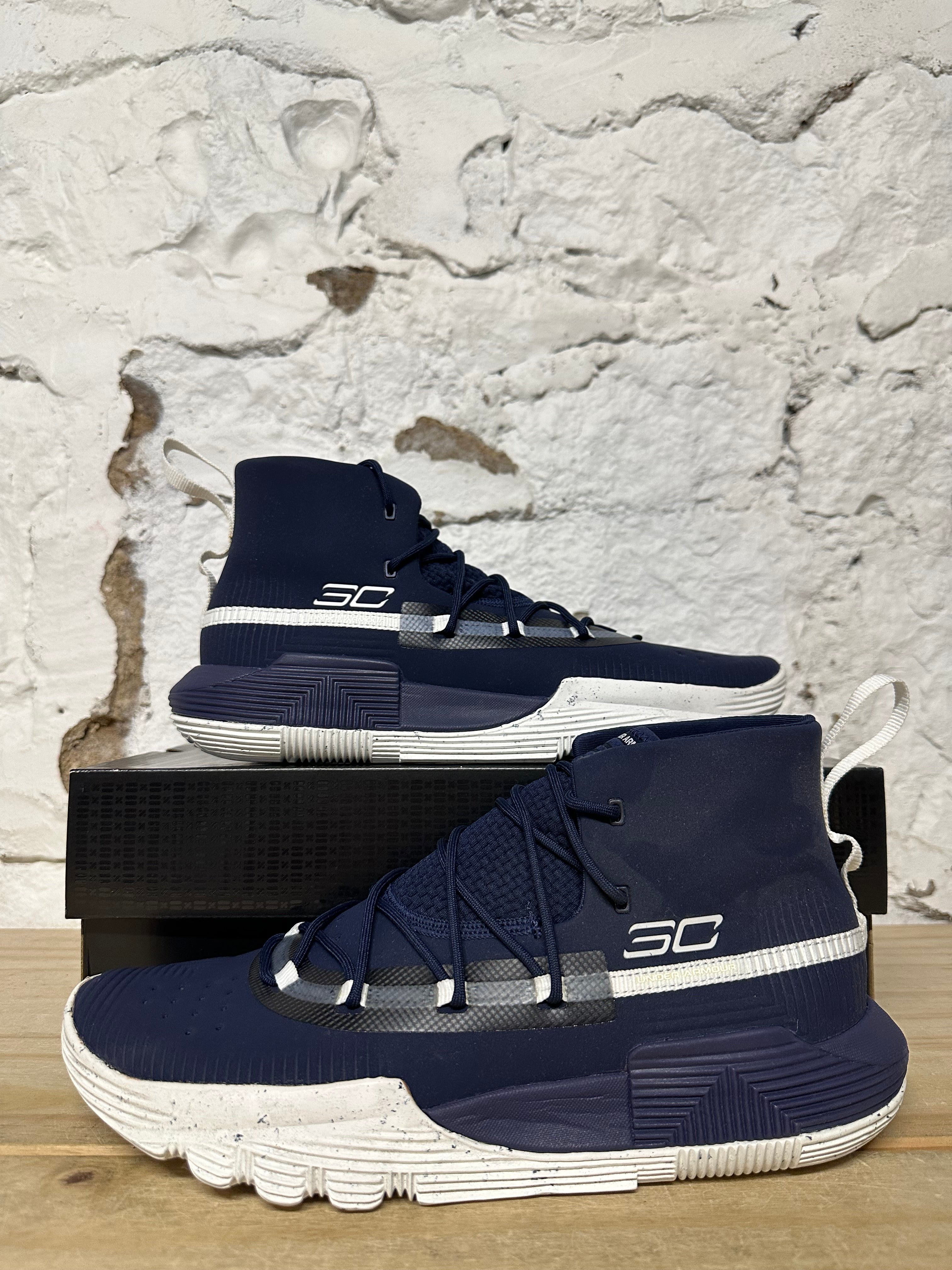 Under Armour Curry 3Zer0 2 Midnight Navy Sz 10.5 DS