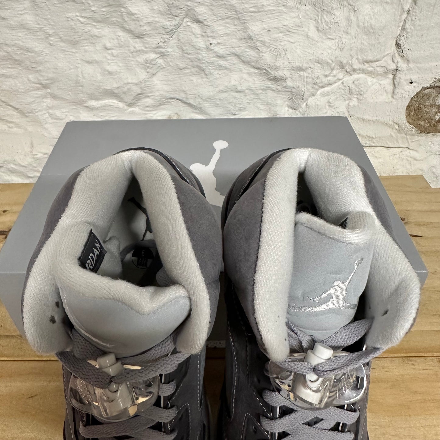 Air Jordan 5 Wolf Grey Sz 9 DS