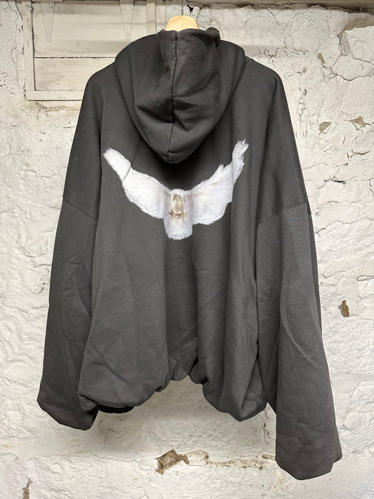 Yeezy Gap Grey Dove Hoodie Sz 2XL