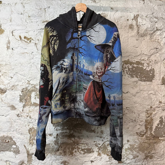 Vale Ether Zip Up Hoodie Black Sz XL