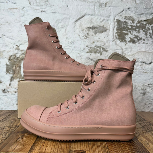 Rick Owens High Triple Dark Pink Sneaker Sz 12 (45) DS