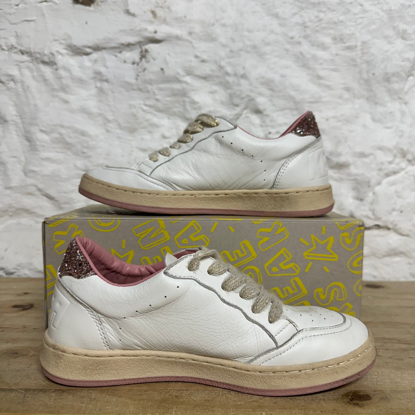 Golden Goose Ball Star Girls Exclusive Sneakers Sz 3Y (34)