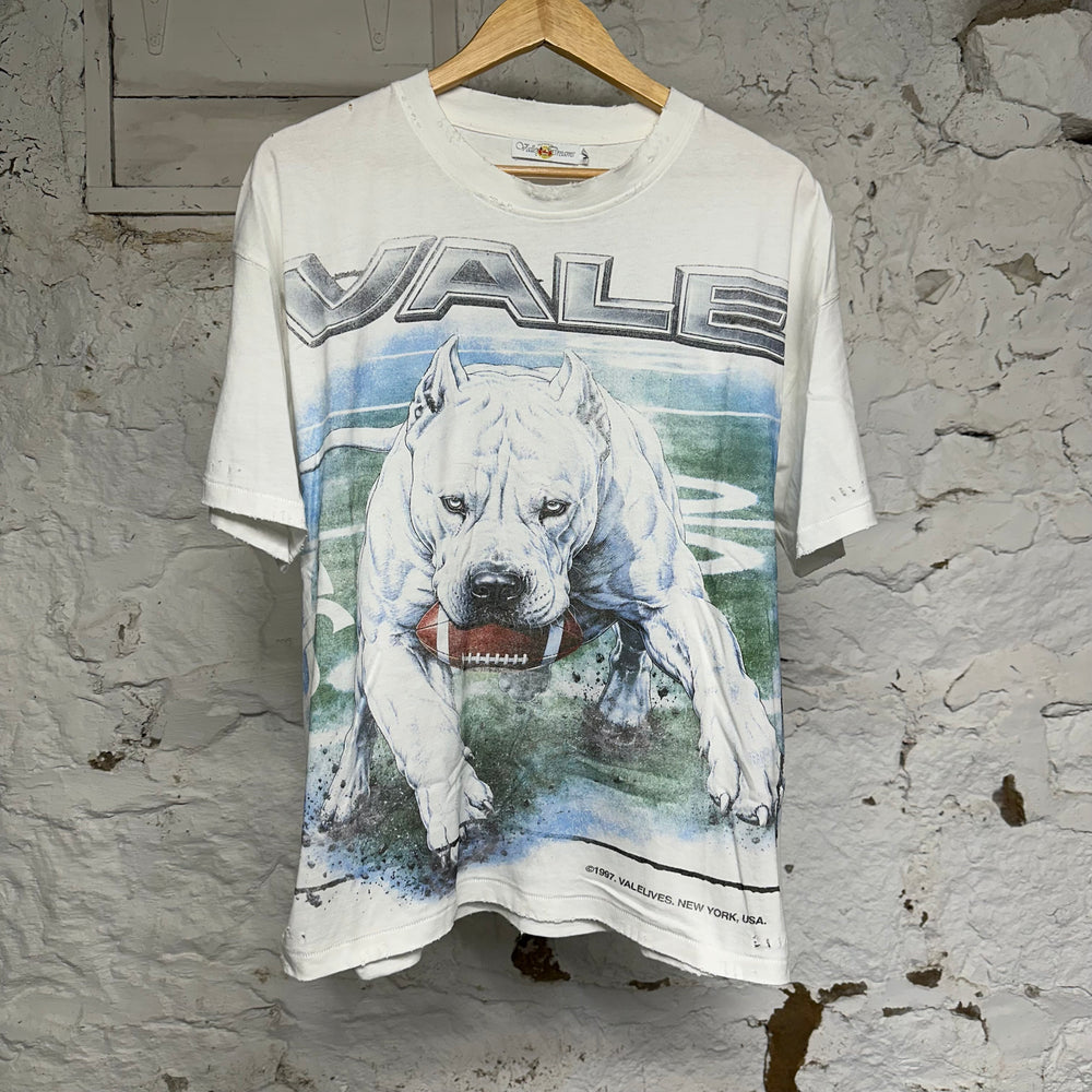Vale White Cane T-Shirt Sz M