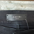 Amiri MX1 Red Tie Dye Black Denim Jeans Sz 31