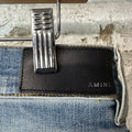 Amiri White Stripe Blue Denim Jeans Sz 34