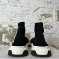Balenciaga Sock Runner Black White Sneaker Sz 10 (43)
