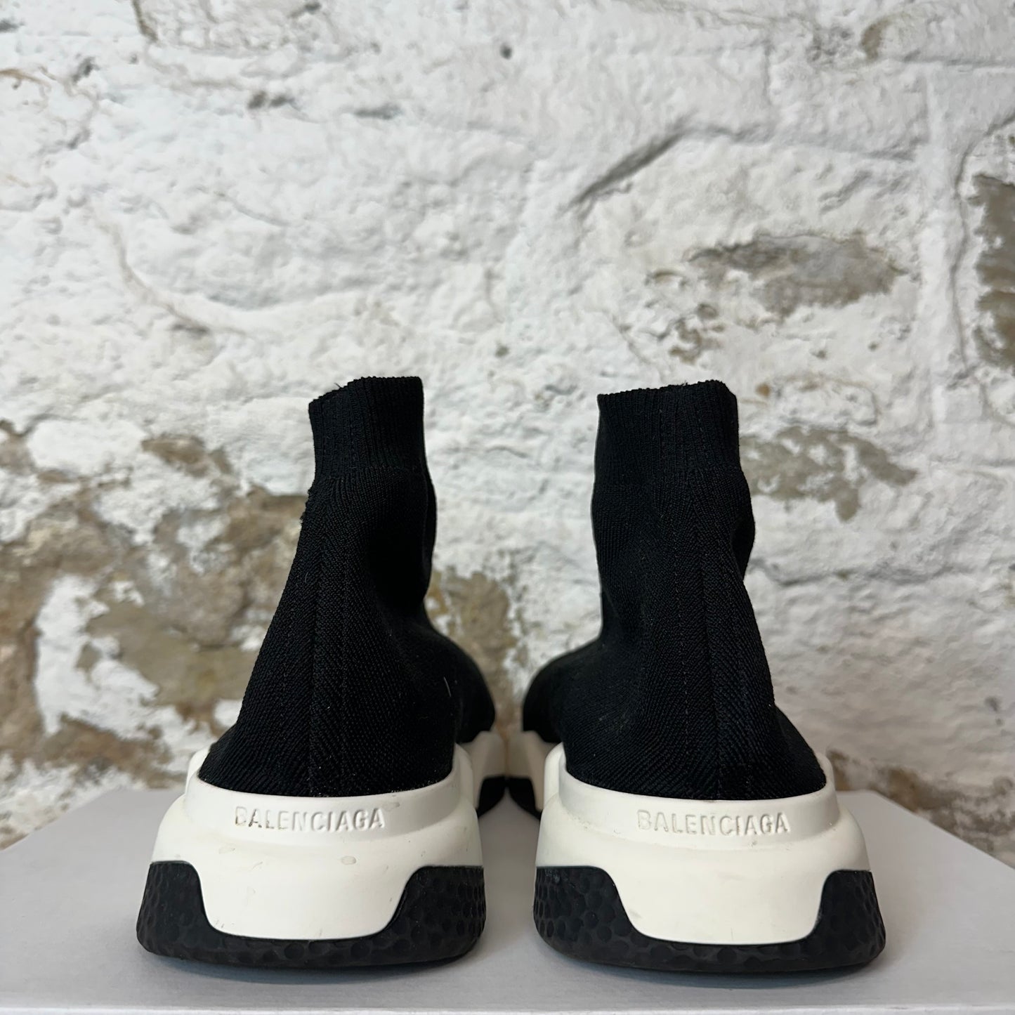 Balenciaga Sock Runner Black White Sneaker Sz 10 (43)