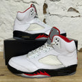 Air Jordan 5 Fire Red Silver Tongue (2020) Sz 9