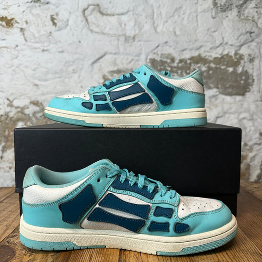Amiri Slate Blue Skeleton Blue White Sneaker Sz 8 (41)