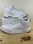 Air Jordan 3 Triple White Sz 13