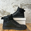 Louis Vuitton High Black Monogram Rivoli Sneaker Sz 12.5 (11LV)