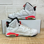 Air Jordan 6 White Infrared Sz 6Y